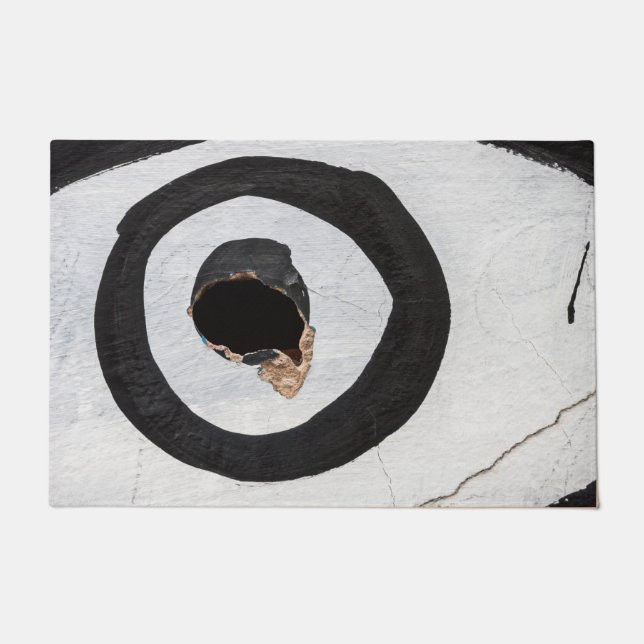 target tears up doormat (Front)