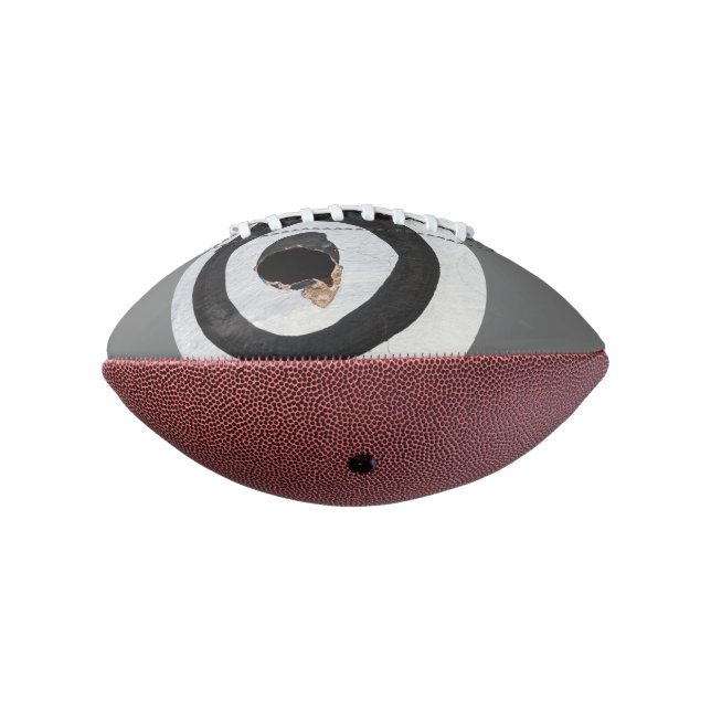 target tears up football (Rotated 270)