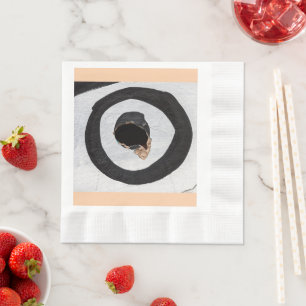 target tears up napkin