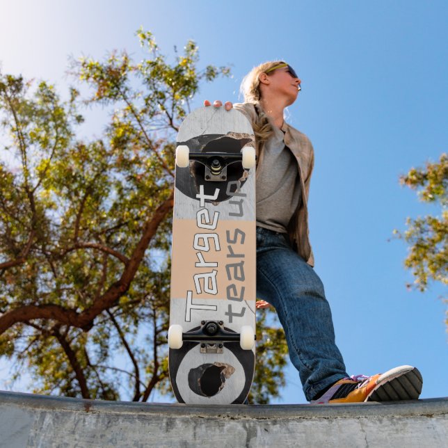 target tears up skateboard (Outdoor 1)