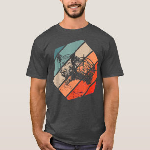 Target Wild Boar Retro Vintage Wild Boar Hunting W T-Shirt