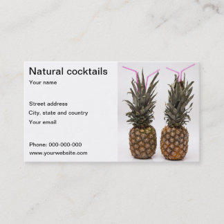 Targeta for cocteleria business card