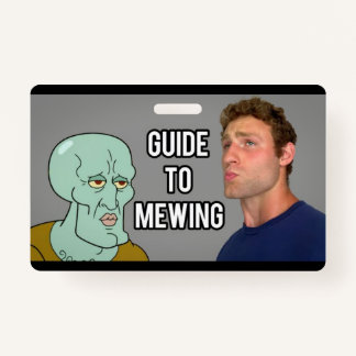 Targeta Mewing ID Badge
