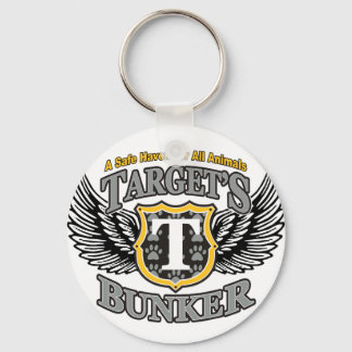 Target's_Bunker_Black_Logo Key Ring
