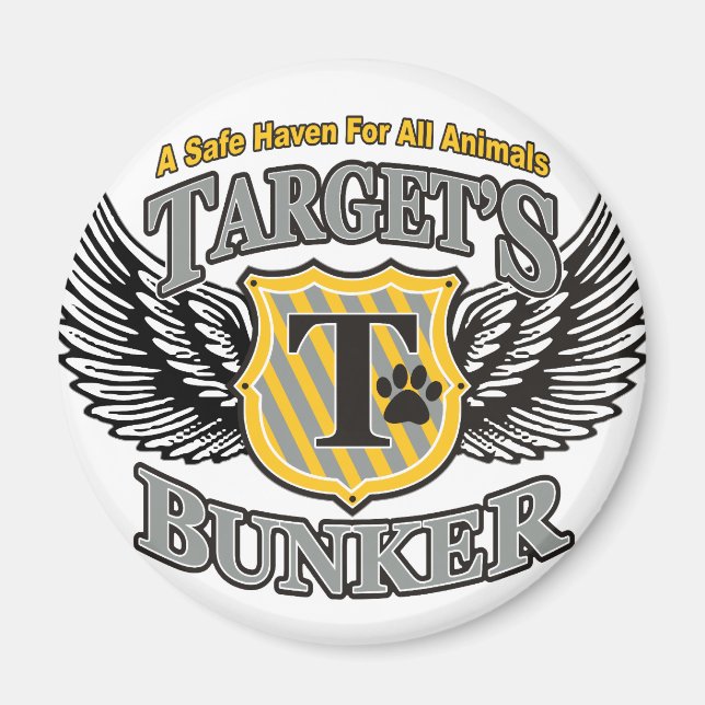 Target's_Bunker_Gold_Logo Magnet (Front)