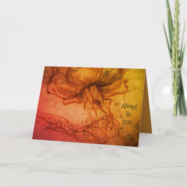 *'T'arici Rose' design, Holiday Card (Front)