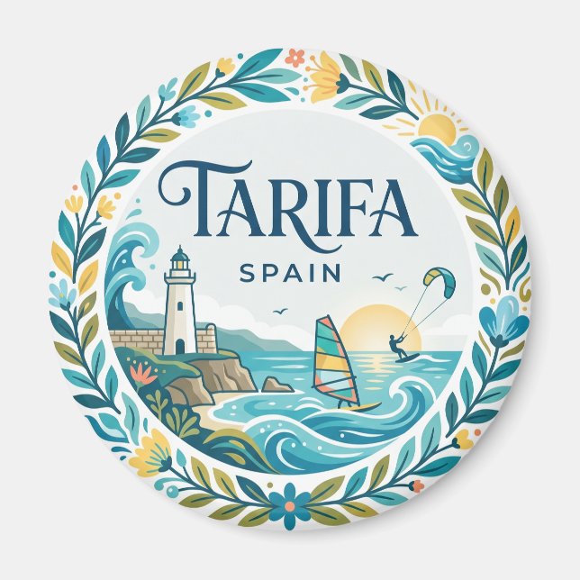 Tarifa, Cádiz, Spain Spain Magnet (Front)