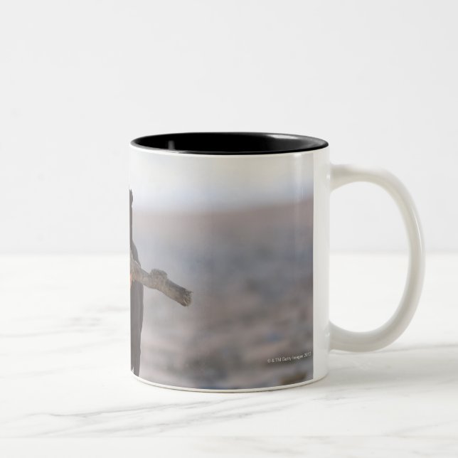 tarifa, cadiz, spain Two-Tone coffee mug (Right)