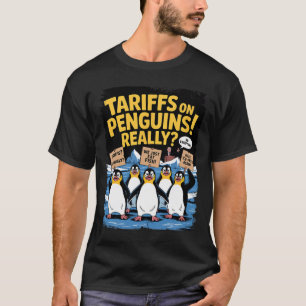 Tariff Penguins Flippers Up Heard Island Funny Res T-Shirt