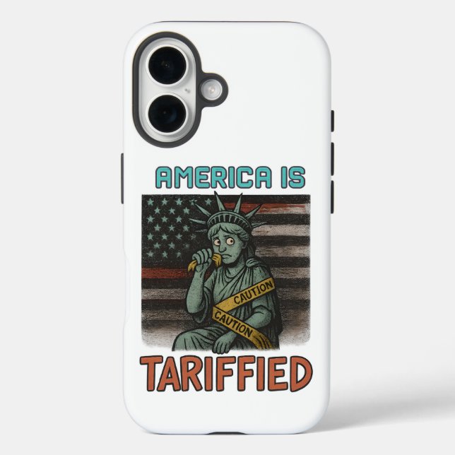 Tariffied in America – Make a Bold Statement! Case-Mate iPhone Case (Back)