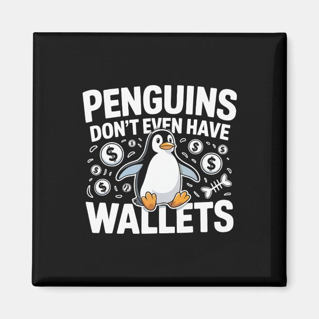 Tariffs On Penguins Heard Island Funny Trump Tarif Magnet (Front)