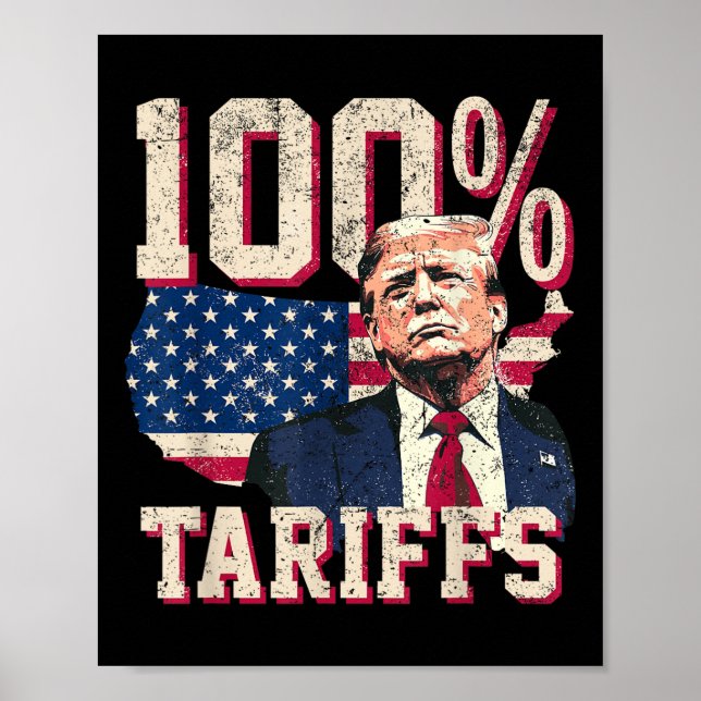Tariffs Tarrifs Tarriffs100%  Poster (Front)