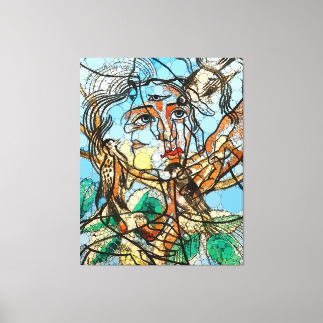 Tarin, Infinity Dots by After Francis Picabia Canvas Print (Front)