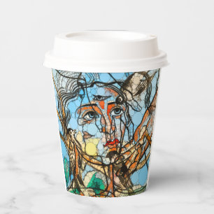 Tarin, Infinity Dots by After Francis Picabia Paper Cups