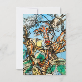 Tarin, Infinity Dots by After Francis Picabia RSVP Card