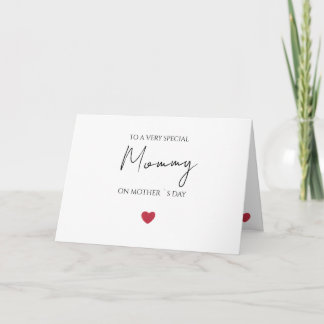 Tarjeta de felicitación plegada muther day card