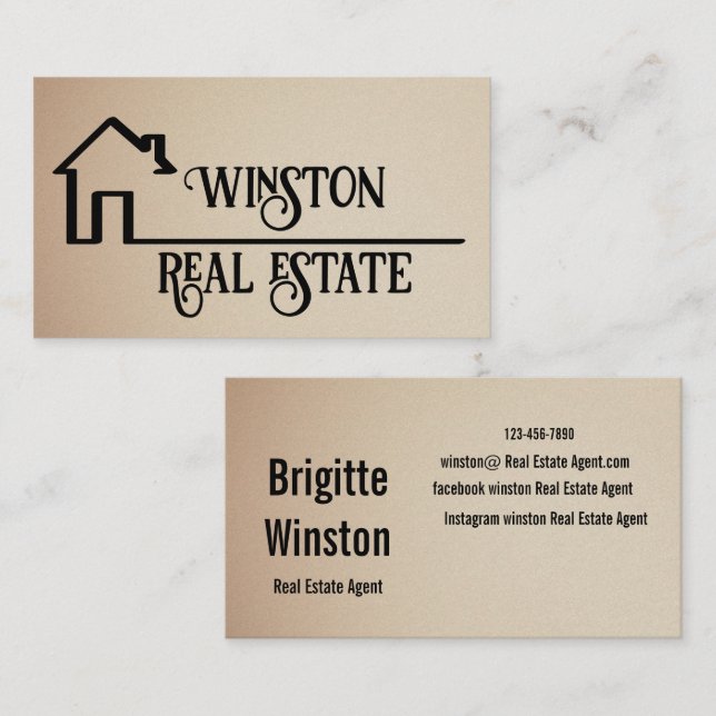 Tarjeta de visita business card (Front/Back)