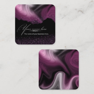Tarjeta de visita cuadrada square business card