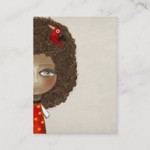 Tarjeta de visita de señora Beautiful Eye Hair Business Card