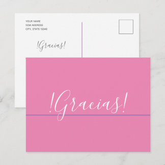 Tarjeta postal - ¡Gracias! - Custom Postcard