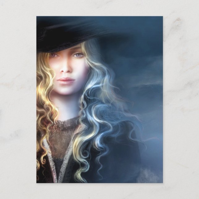 Tarjeta postal ilustración "Fugitiva" Sonia Verdú Postcard (Front)