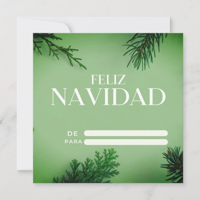 Tarjetas de Navidad Holiday Card (Front)