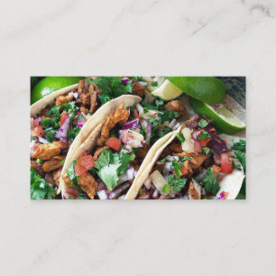Tarjetas de Negocio Tacos Business Card