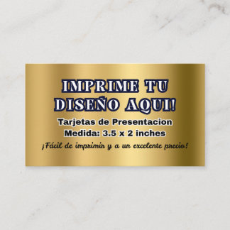 Tarjetas de Presentacion para Negocio Business Card