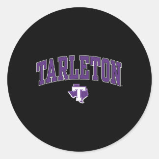 Tarleton State Texans Arch Over Classic Round Sticker
