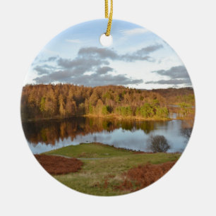 Tarn Hows - English Lake District Ceramic Tree Decoration