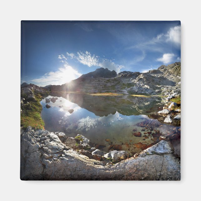 Tarn under the Minarets - Sierra Magnet (Front)