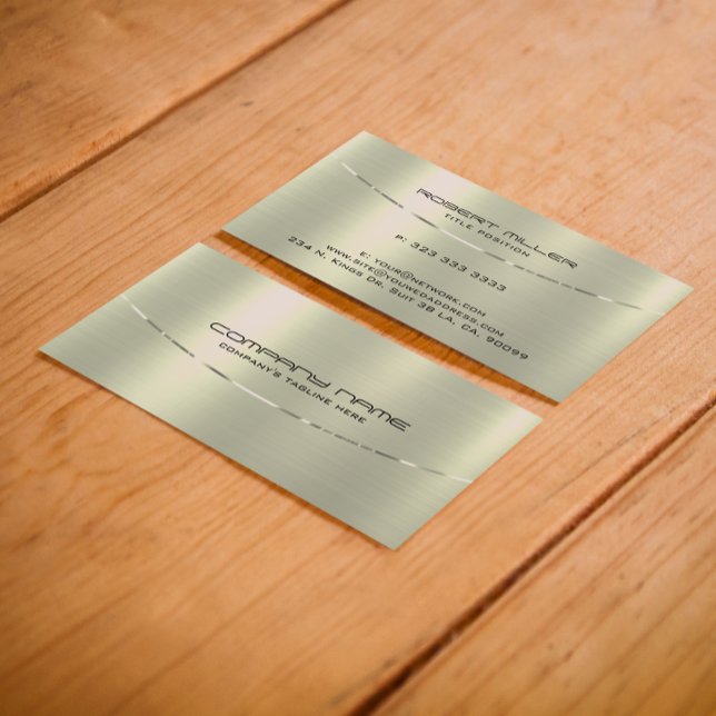 Tarnished silver metallic texture background business card (Creator Uploaded)