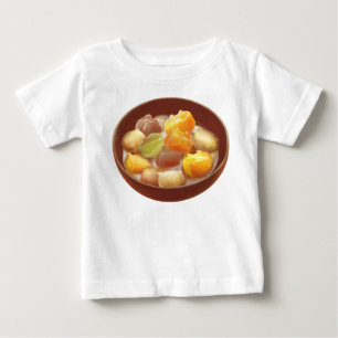 Taro Ball Dessert Illustration Baby T-Shirt