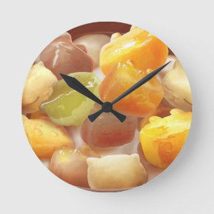 Taro Ball Round Clock