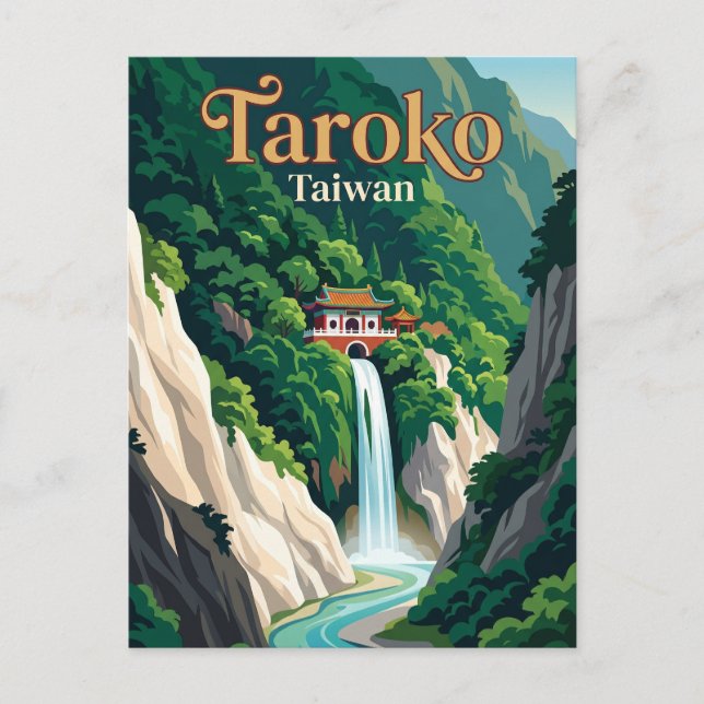 Taroko National Park Taiwan Postcard (Front)