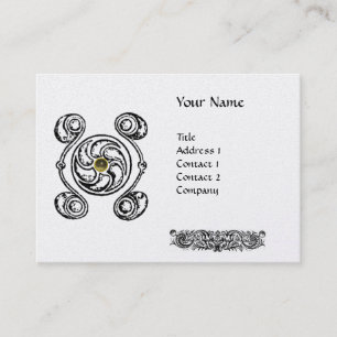 TAROT 2 metallic gold paper Business Card
