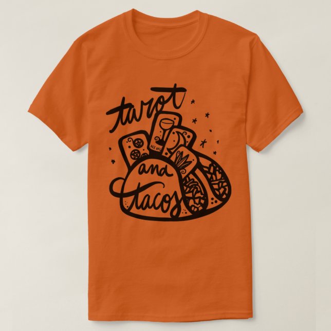 Tarot and Tacos T-Shirt (Design Front)