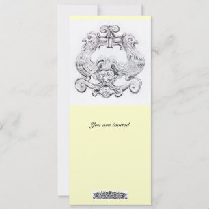 TAROT/ ANTIQUE FLORENTINE GROTESQUE FANTASY INVITATION