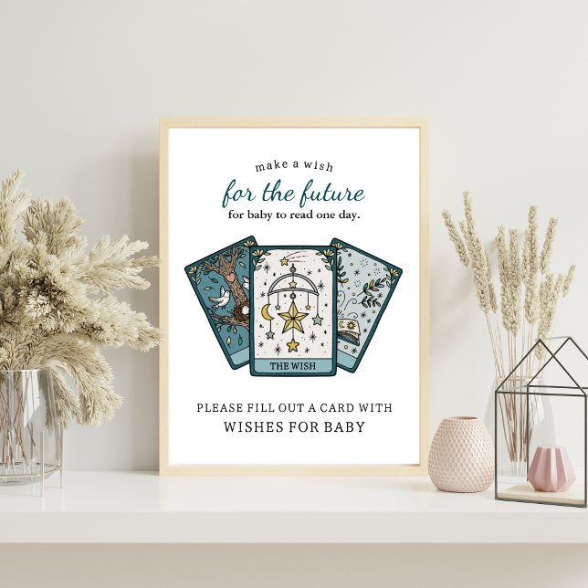 Tarot Baby Shower Wishes for Baby Activity Sign (Creator Uploaded)