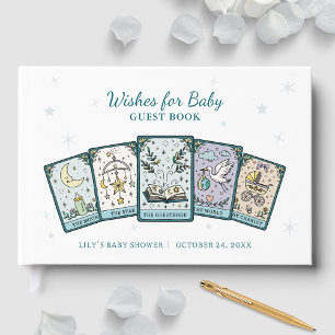 Tarot Baby Shower Wishes for Baby Guest Book