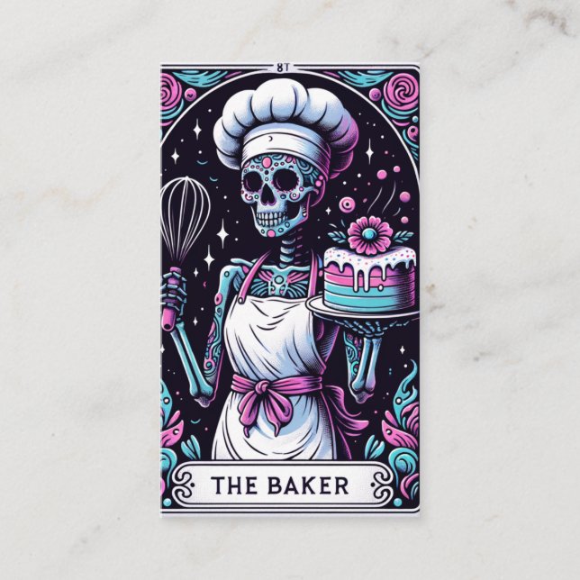 Tarot Baker Business Card (Front)