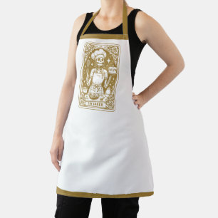 Tarot Baker Pastry Chef Gold  Apron
