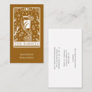 Tarot  Barista Business Card