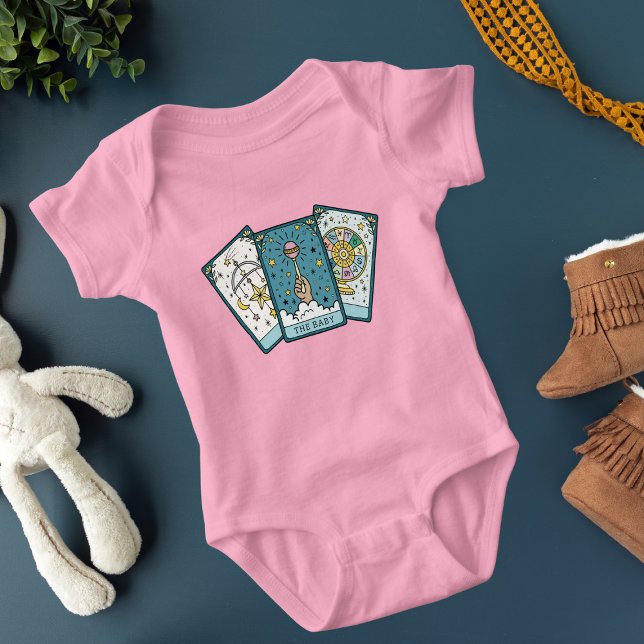 Tarot Card Baby One Piece Baby Girl T-Shirt Baby Bodysuit (Creator Uploaded)