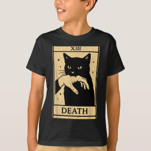 Tarot Card Black Cat Occult Witchy Black Cat Tarot T-Shirt