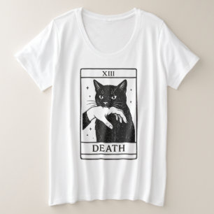 Tarot Card Black Cat Shirt – Tarot Death Tee, Witc