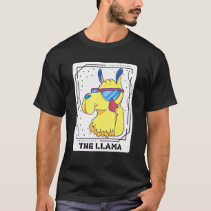Tarot Card Cool Llama Mystical Cards  Magic T-Shirt