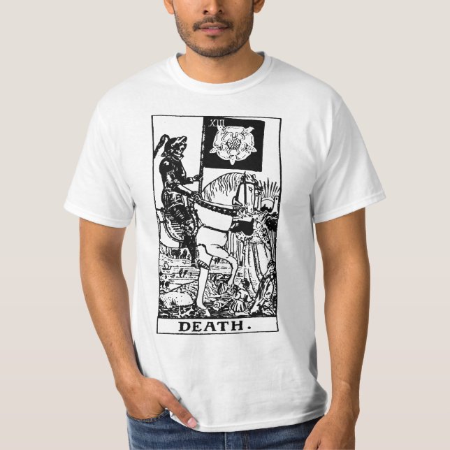 Tarot Card DEATH Halloween Costume T-Shirt (Front)