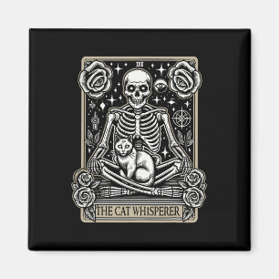 Tarot Card Emo Gothic - Occult The Cat Whisperer Magnet