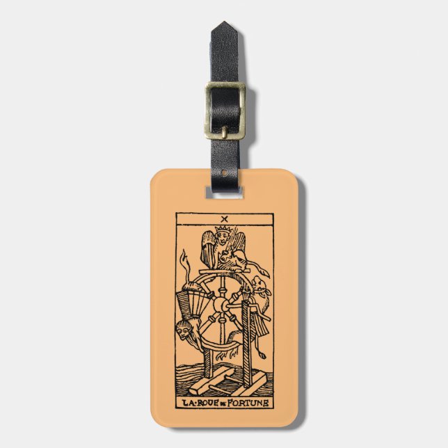 Tarot Card: Fortune Luggage Tag (Front Vertical)